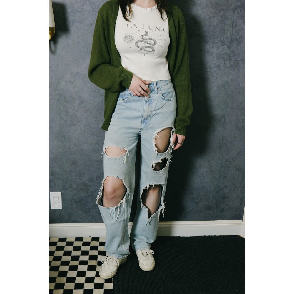 Light-wash Baggy Boyfriend Jeans | BDG